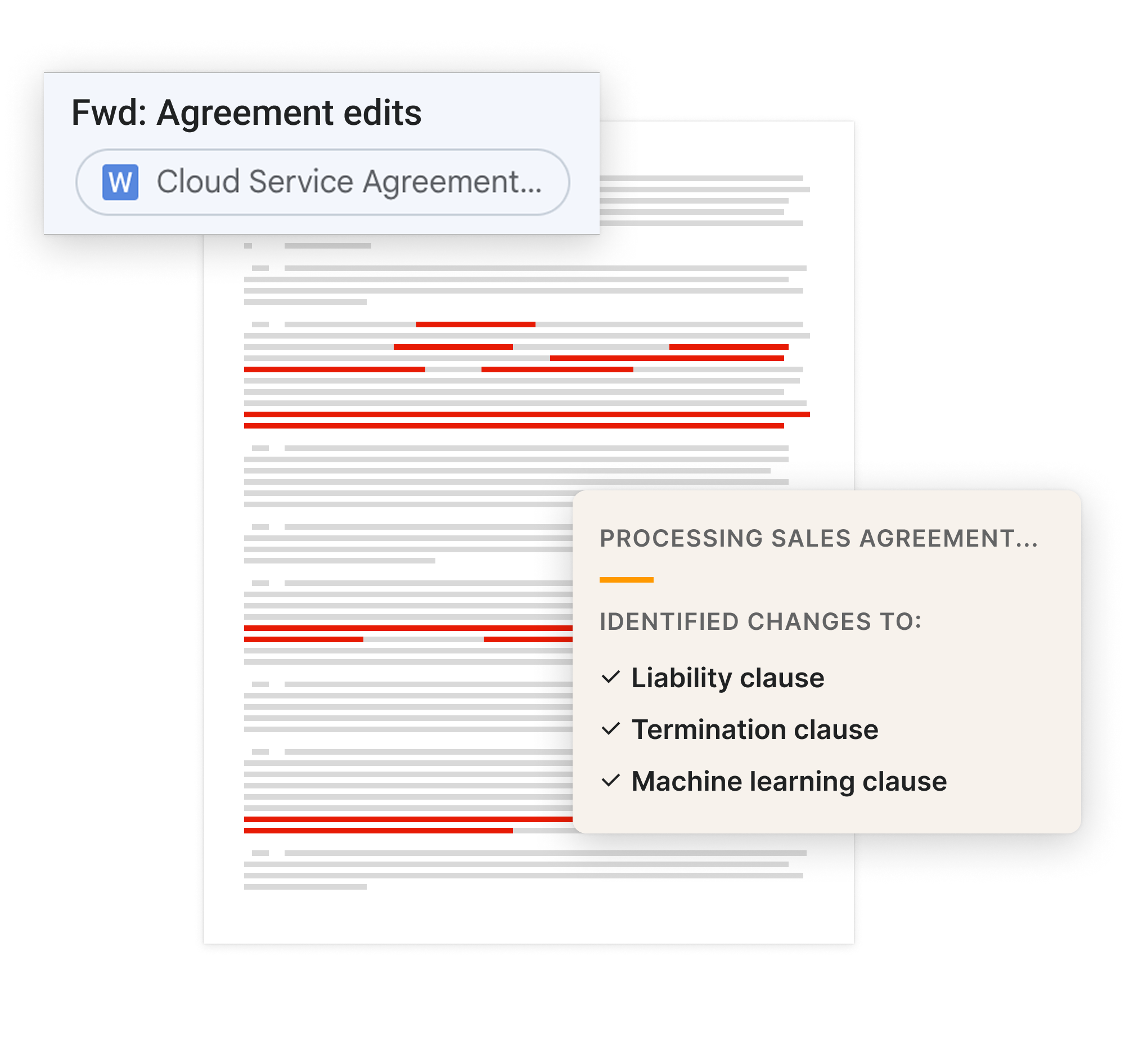 Send any redlined contract